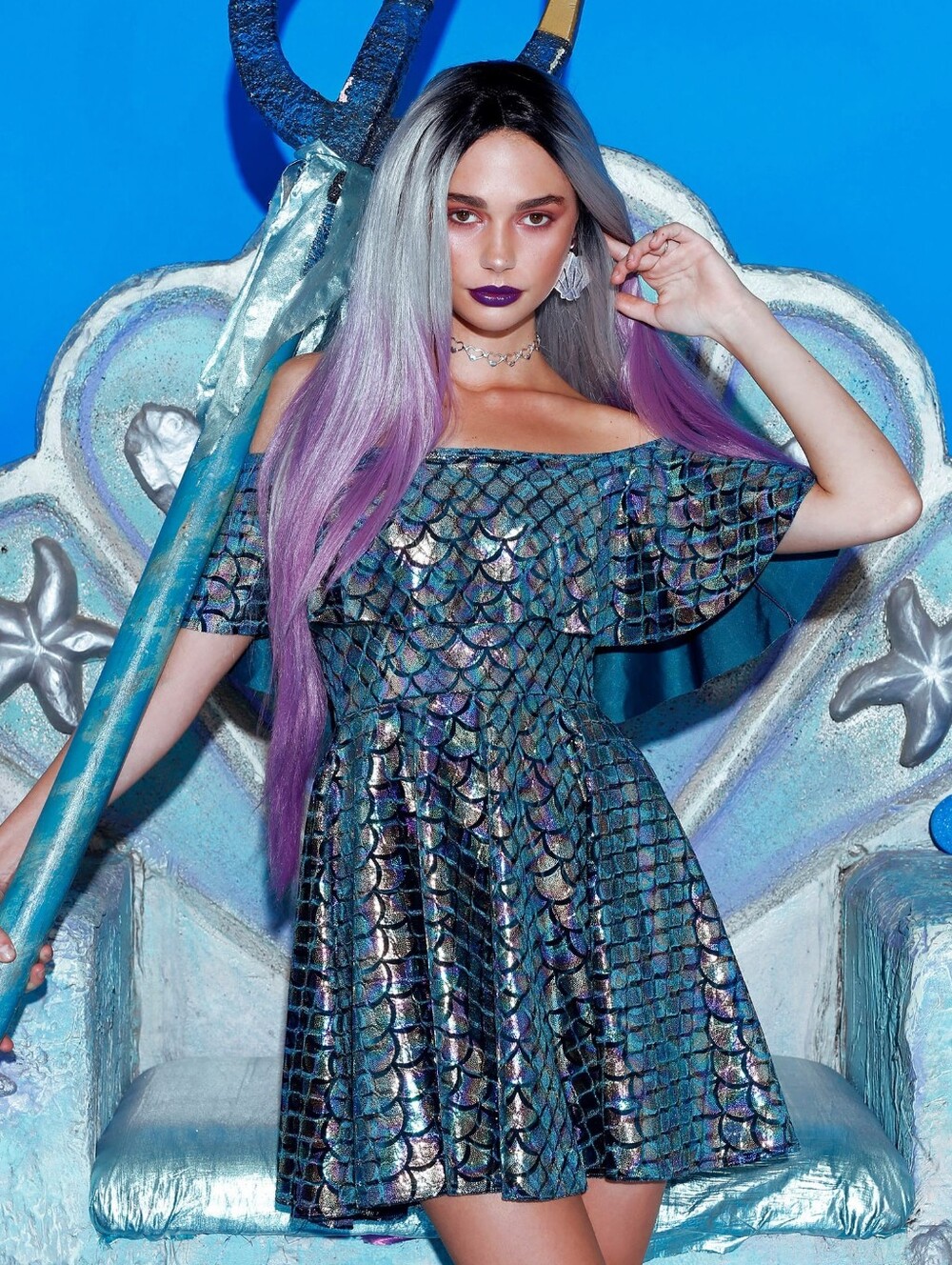 Blackmilk Mermaid Skater Dress